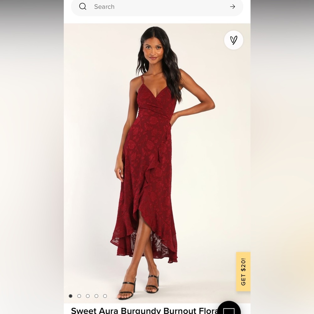 Lulus High-Low Maxi Dress